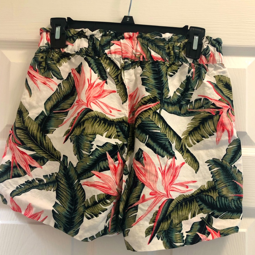 LOFT Tropical Patterned Shorts Size XS